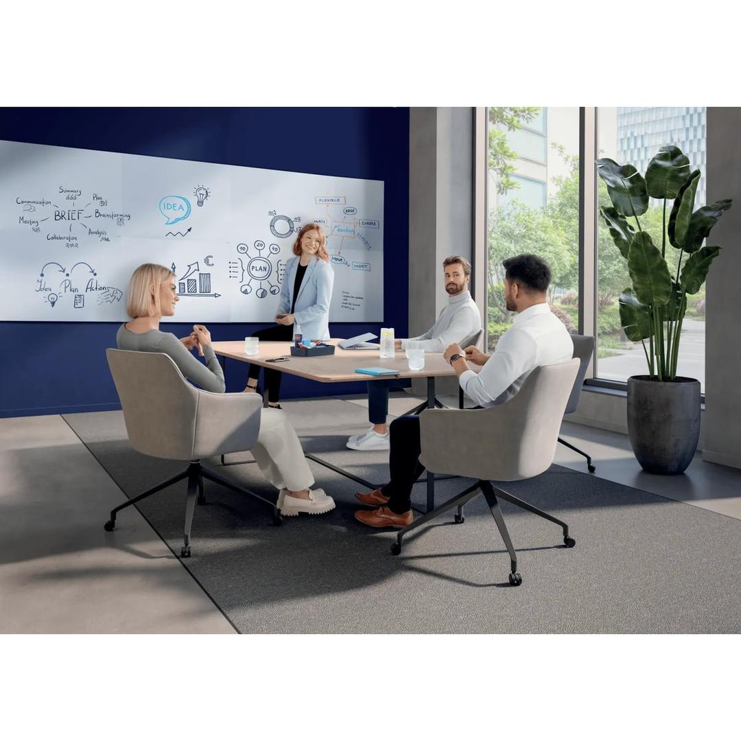 Magnétique sans cadre, 900 x 600 mm Tableau blanc Infinity FRANKEN - Tableaux blancs FRANKEN Infinity en salle de réunion