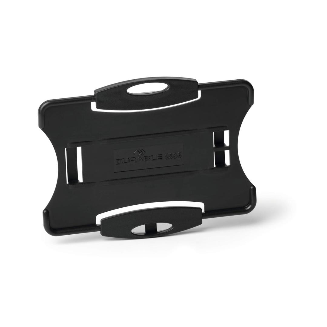 Porte badge ECO DURABLE noir pour 1 carte, vide