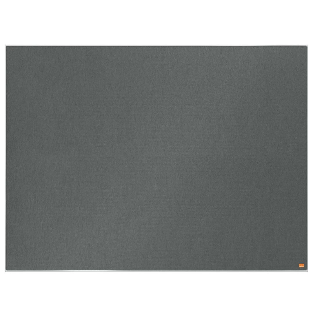 Tableau feutrine nobo Impression Pro gris, 1 200 x 900 mm, de face
