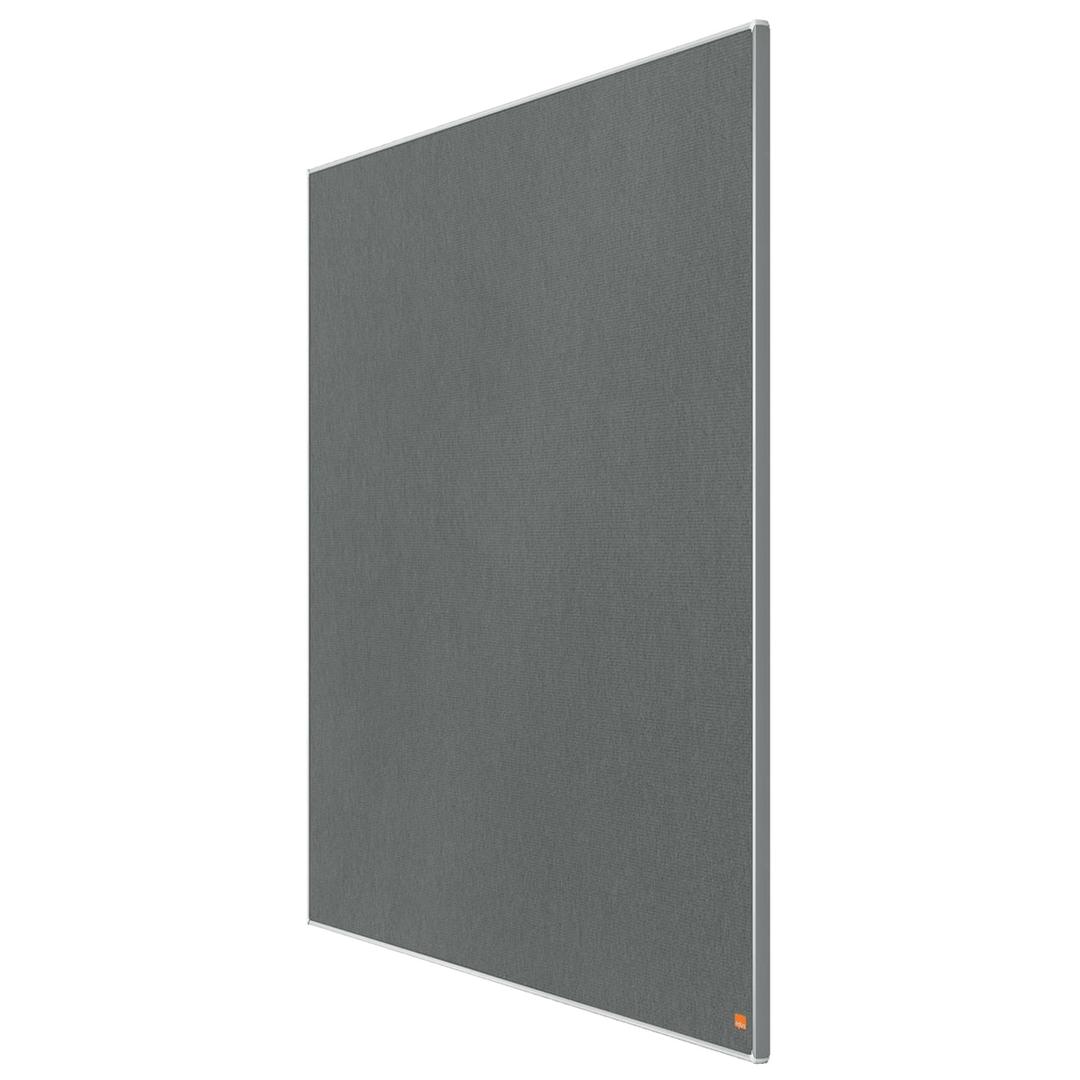 Tableau feutrine nobo Impression Pro gris, 1 200 x 900 mm, de profil