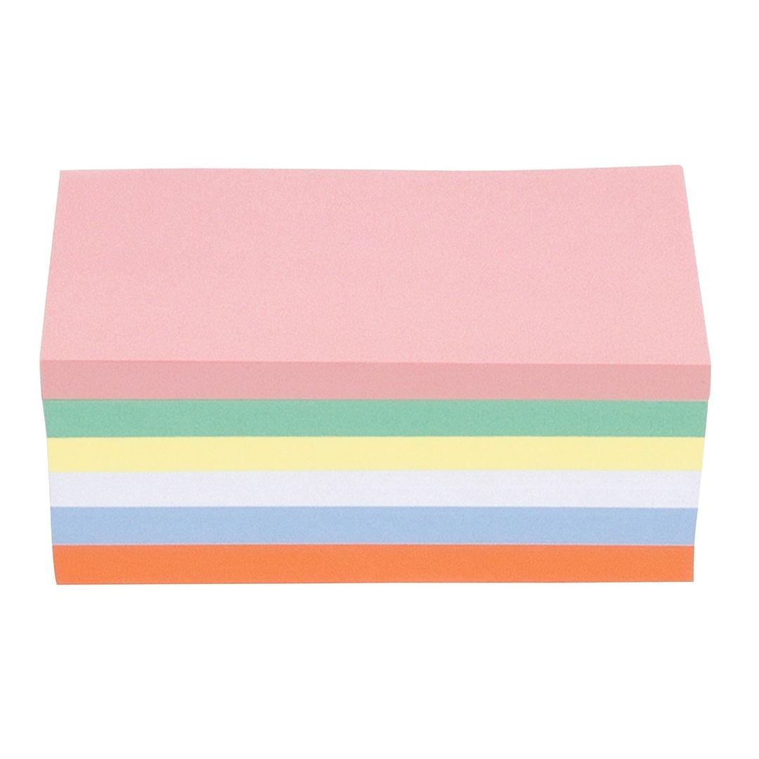 Cartes de modération rectangulaires magnetoplan en rose, vert, jaune, blanc, bleu et orange