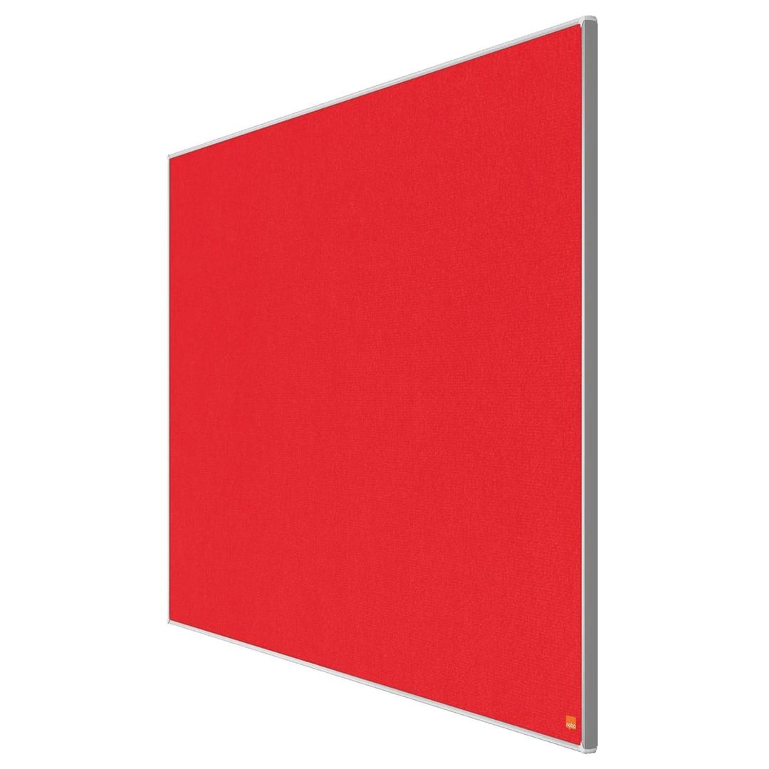 Tableau feutrine nobo Impression Pro Widescreen rouge 55 pouces, de profil