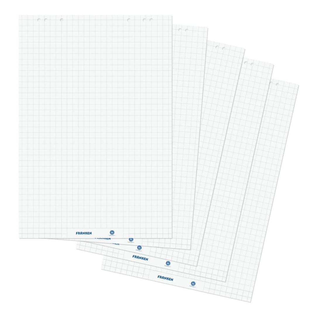 Papier chevalet FRANKEN U-Act! Line recyclé, feuilles en éventail