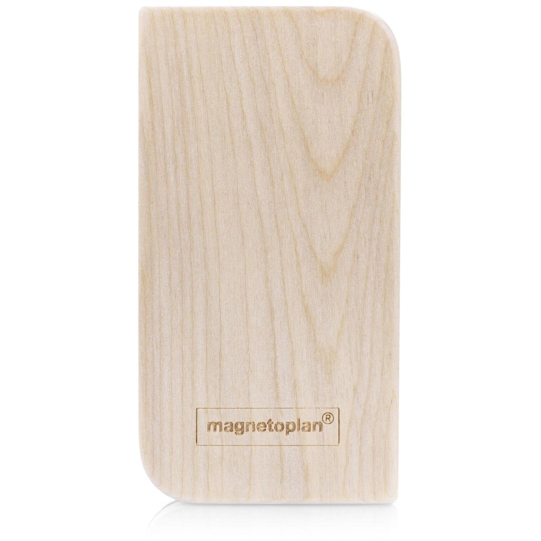 Effaceur tableau blanc magnétique magnetoplan Wood Series en bouleau