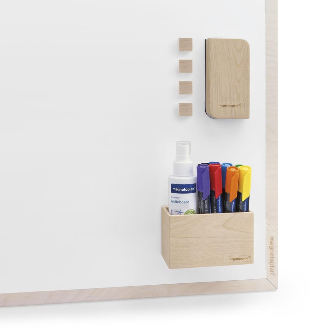 Kit Wood Series installé sur un tableau blanc