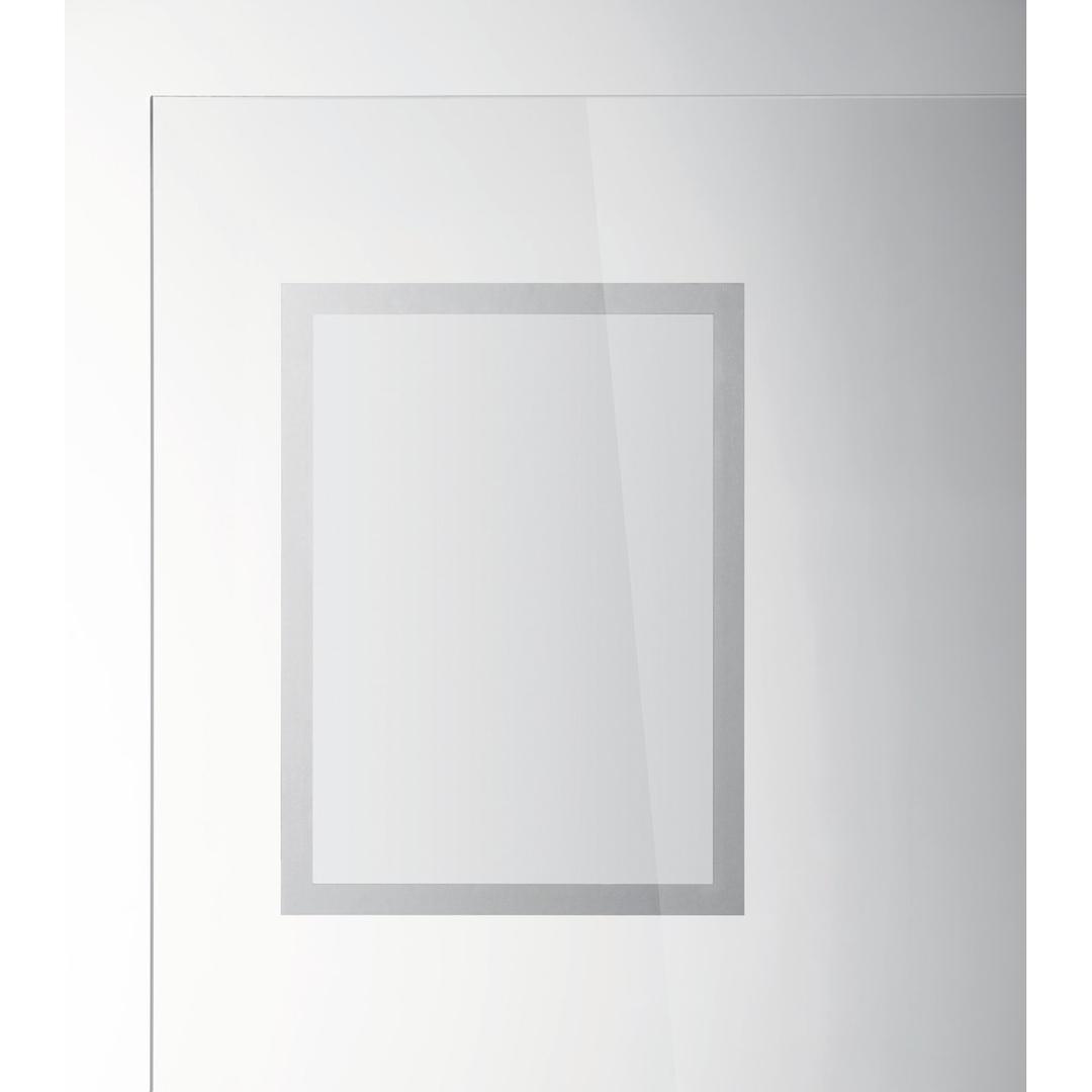 Cadre adhésif DURABLE DURAFRAME SUN A4 argent, sur une vitre