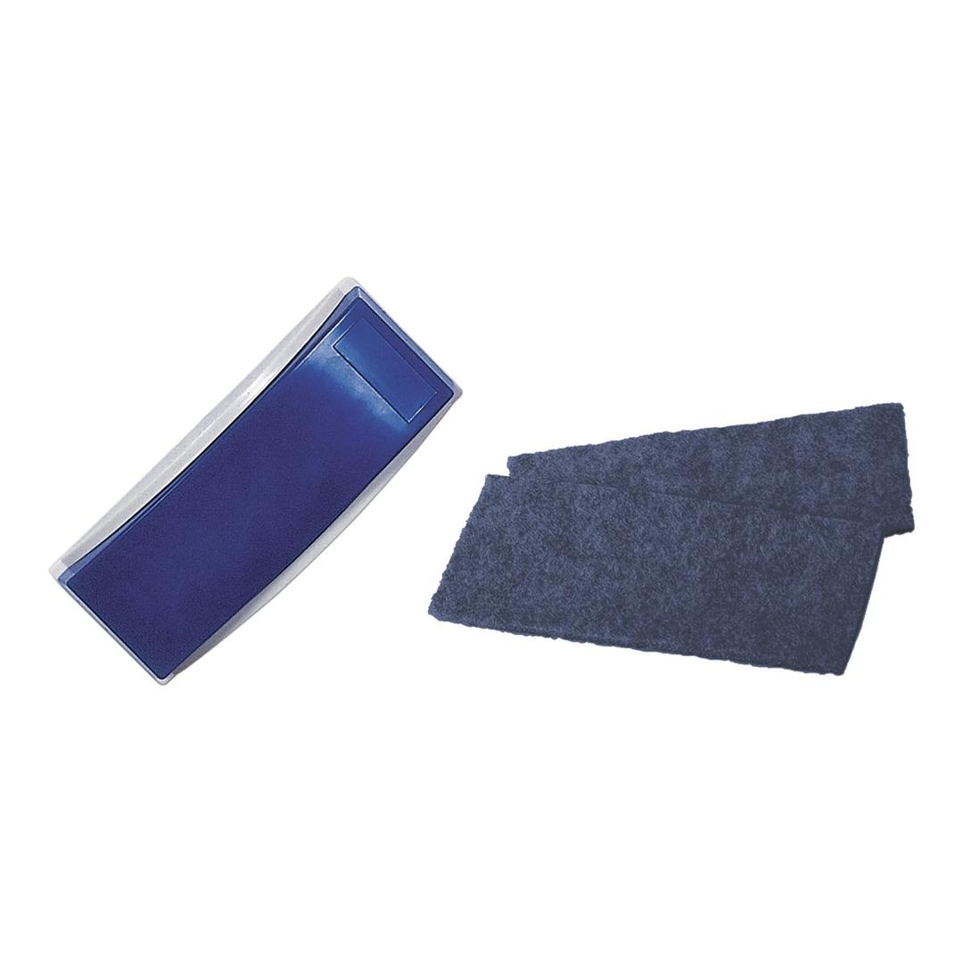 Feutre de rechange et effaceur bleu magnetoplan