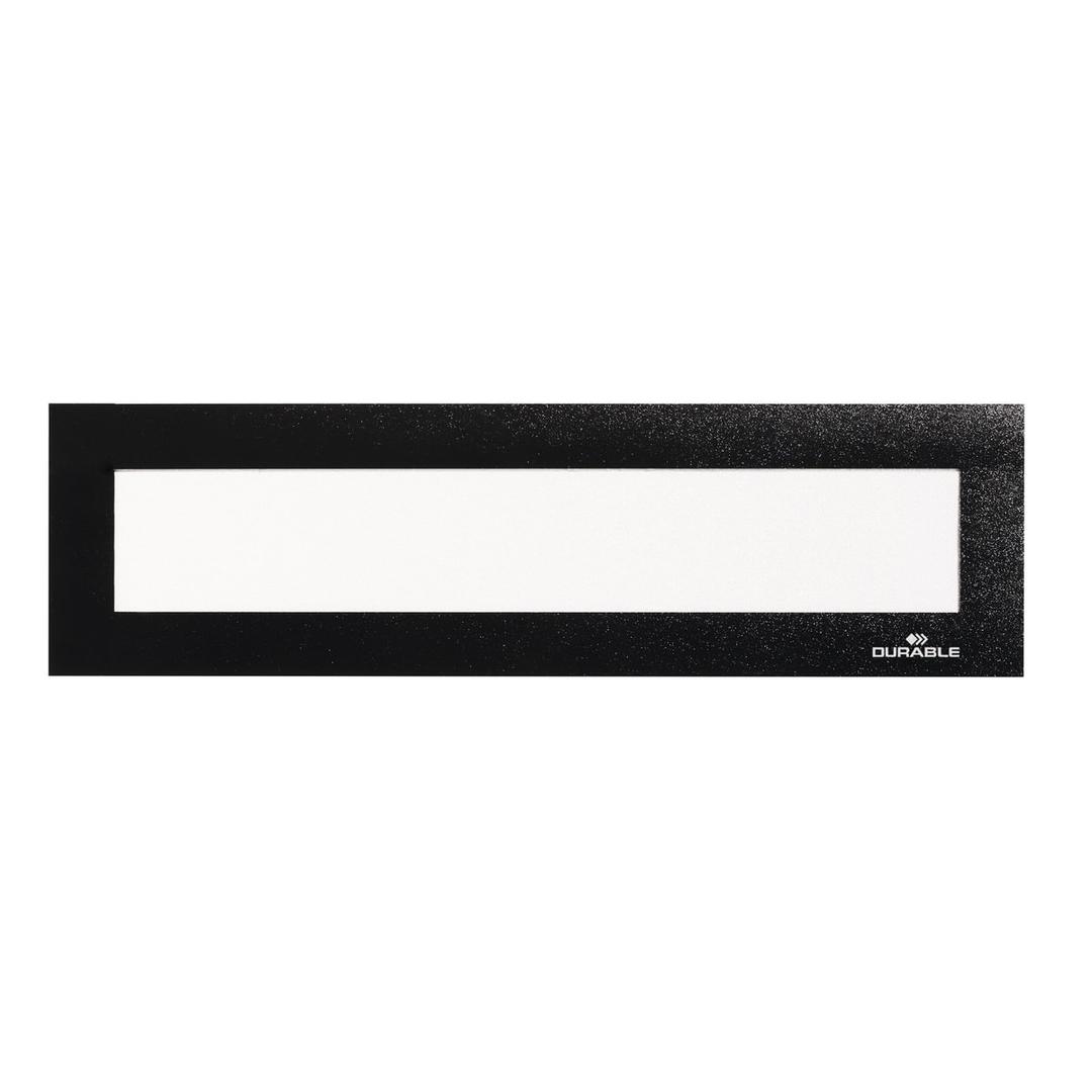 Cadre magnétique pour en-tête DURABLE DURAFRAME MAGNETIC TOP largeur A4 noir, de face