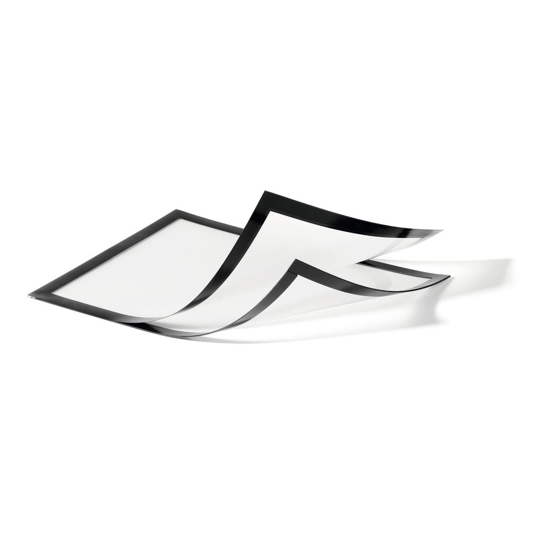 Cadre magnétique DURABLE DURAFRAME MAGNETIC PLUS A4 noir, de face