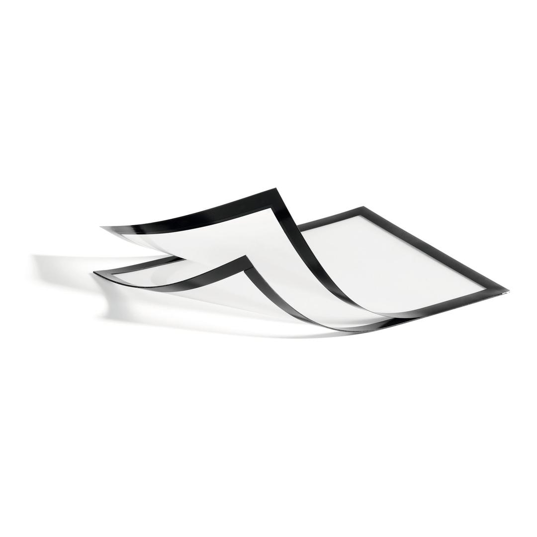 Cadre magnétique DURABLE DURAFRAME MAGNETIC PLUS A4 noir, ouvert