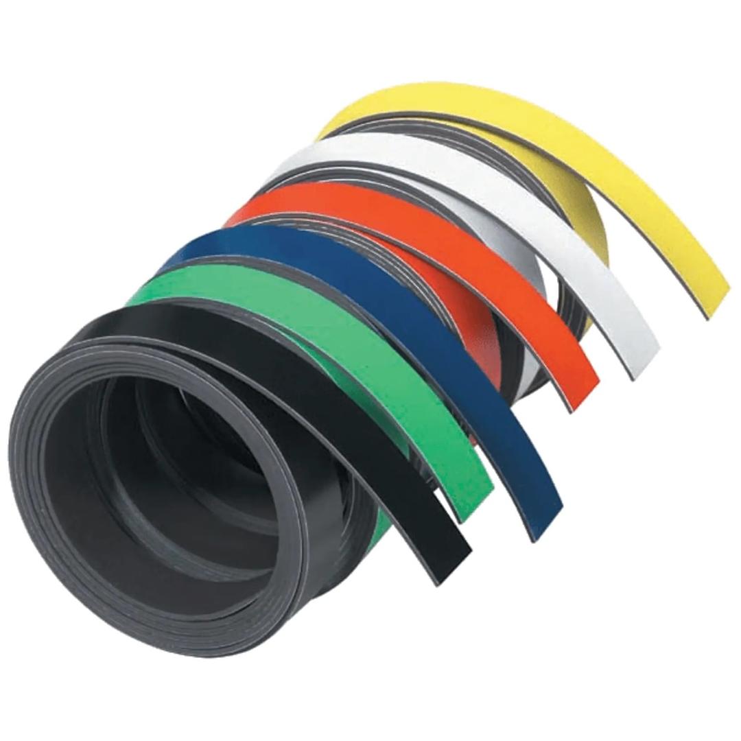 5 mm x 1 m, noir Bande magnétique FRANKEN - Bandes magnétiques FRANKEN de toutes les couleurs de la gamme