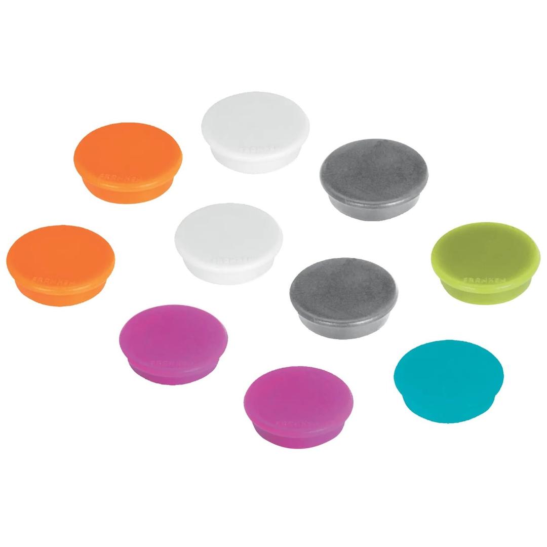 Boîte de 10 aimants MagFun FRANKEN en couleurs assorties