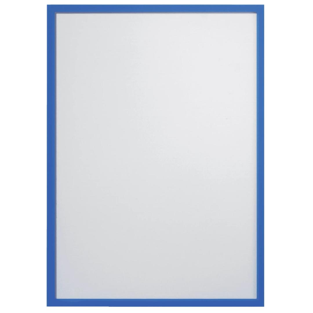 Pochette magnétique FRANKEN FRAME IT Eco A4, bord bleu, de face