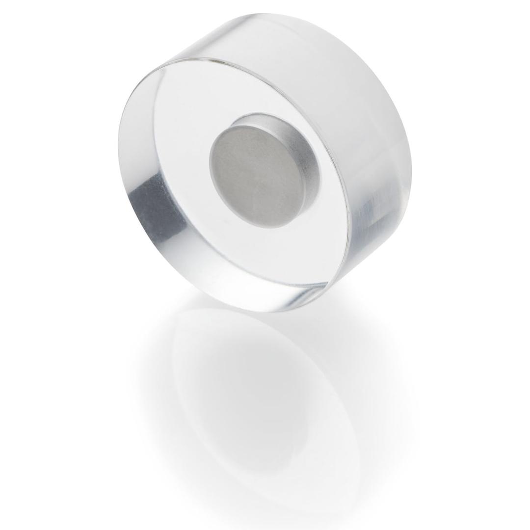 Aimant Design magnetoplan en acrylique transparent avec son aimant néodyme serti