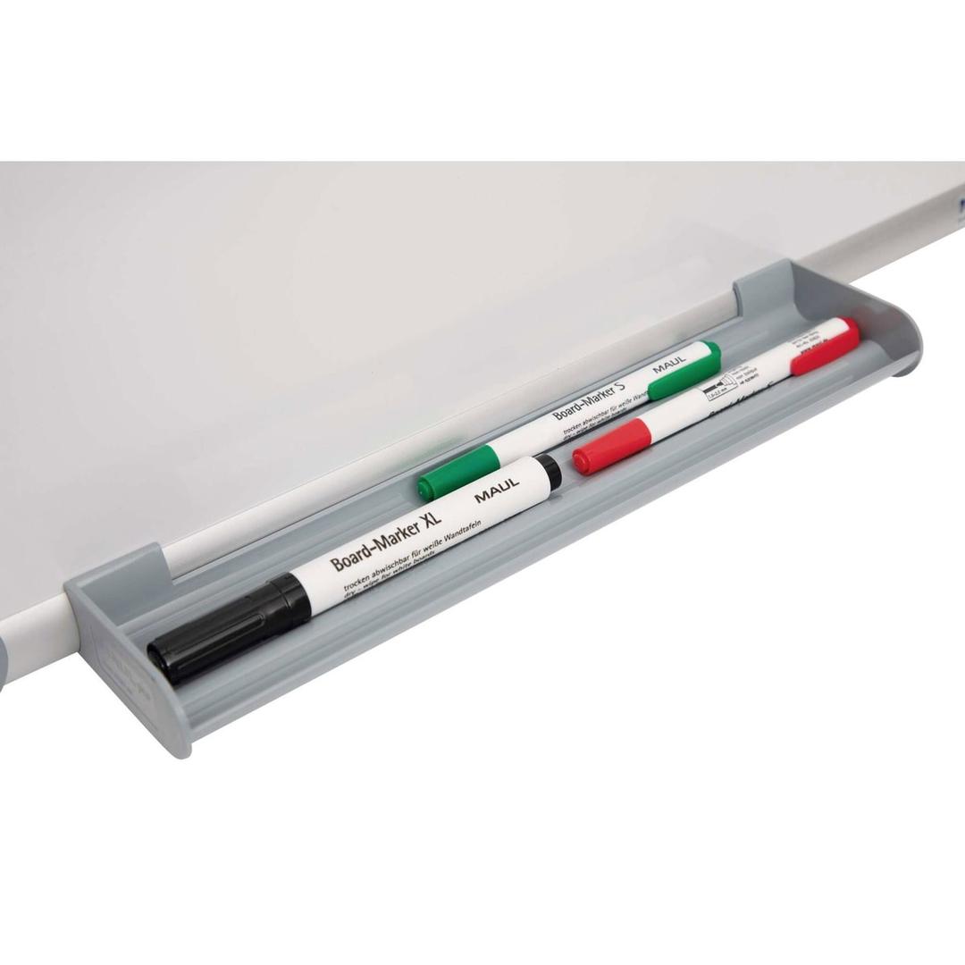 Bac coulissant du tableau blanc MAUL 2000 MAULpro avec marqueurs