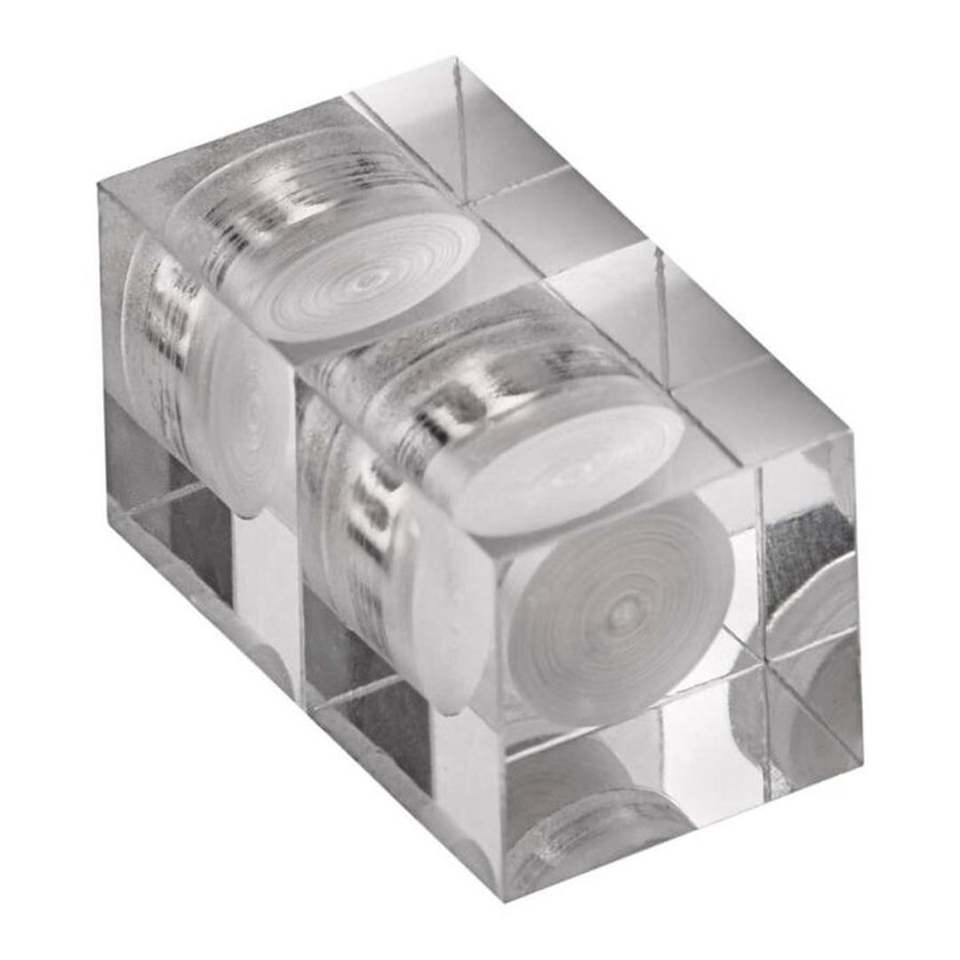 Aimant cube acrylique MAUL, gros plan