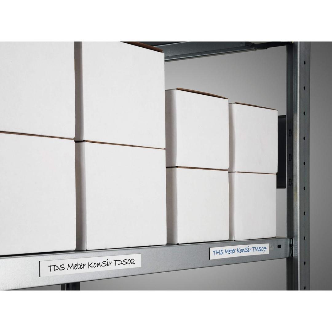 Rayonnages étiquetés avec du ruban magnétique DURABLE