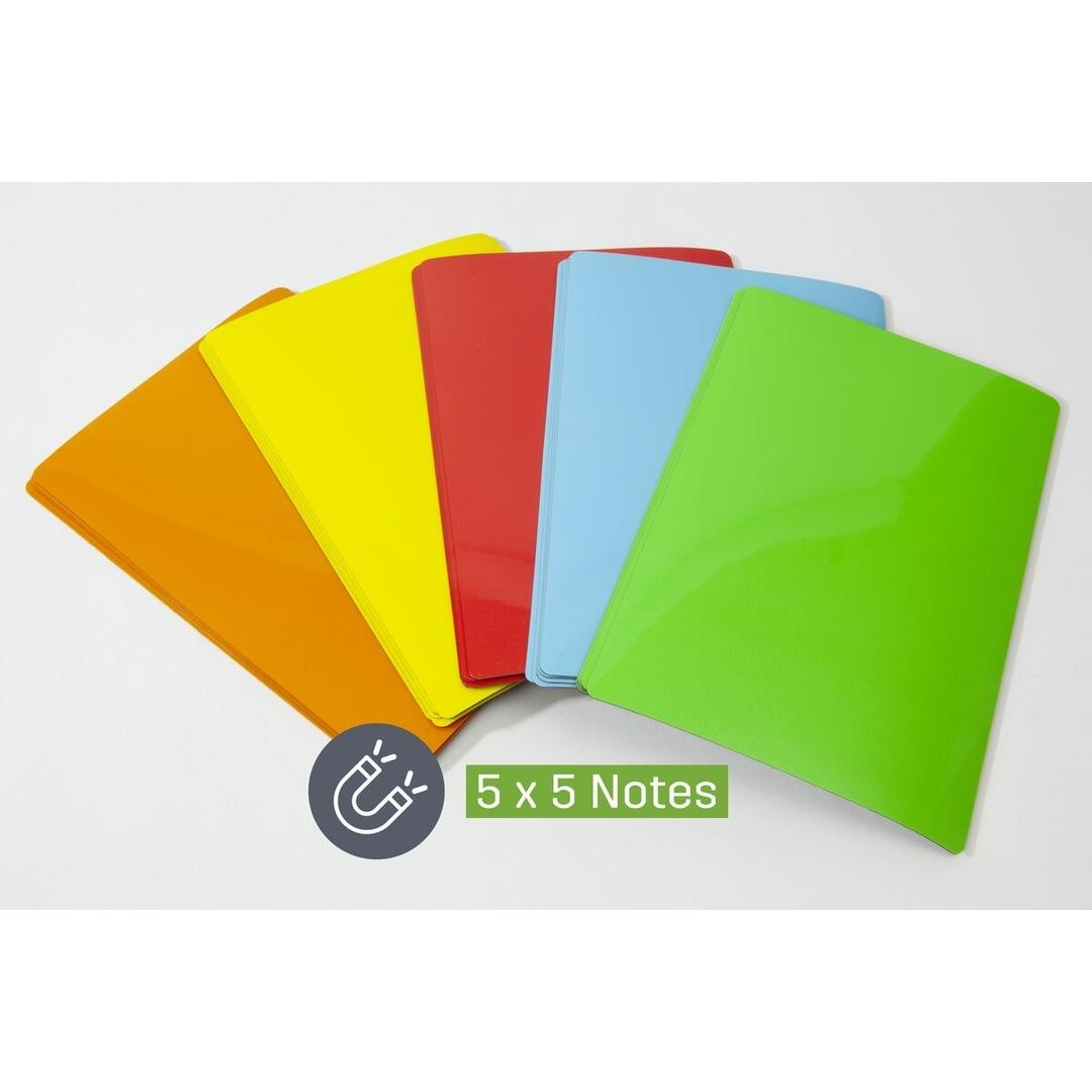 100 x 150 mm, couleurs assorties, lot de 25 Note électrostatique Meet up SIGEL - Notes Meet up SIGEL en éventail