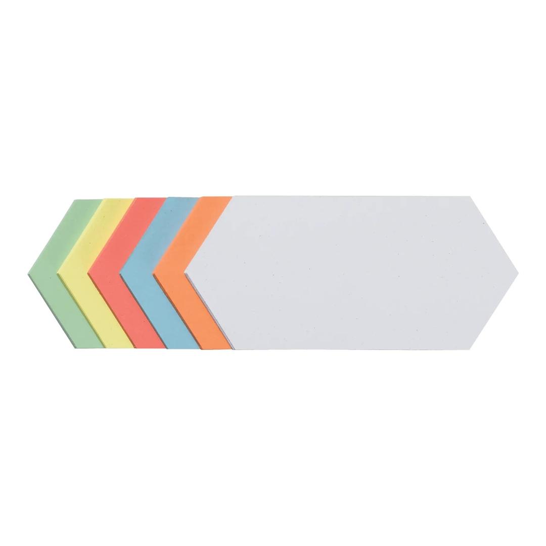 Cartes de modération losanges autocollantes FRANKEN 205 x 95 mm, six couleurs