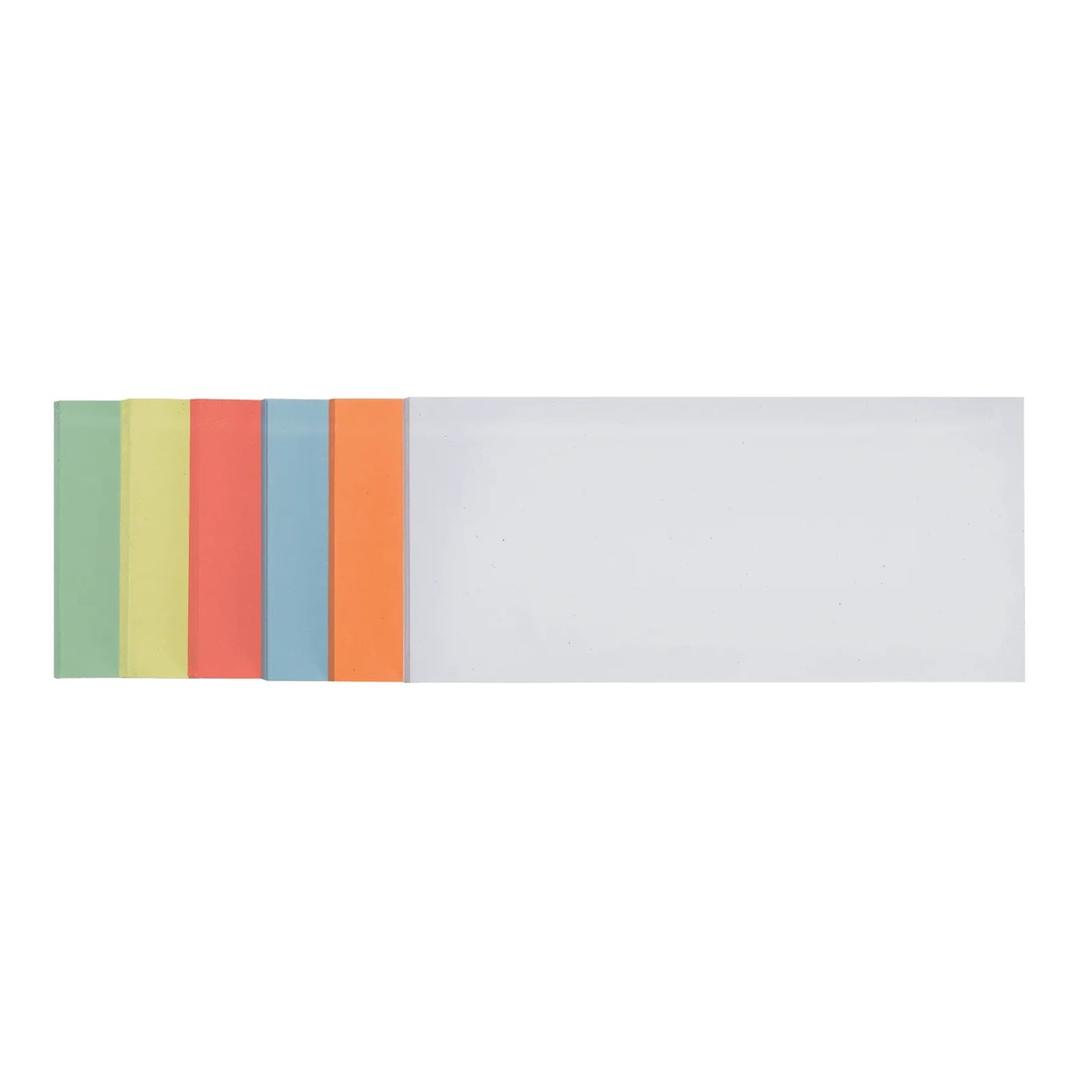 Cartes de modération électrostatiques FRANKEN 205 x 95 mm, couleurs assorties