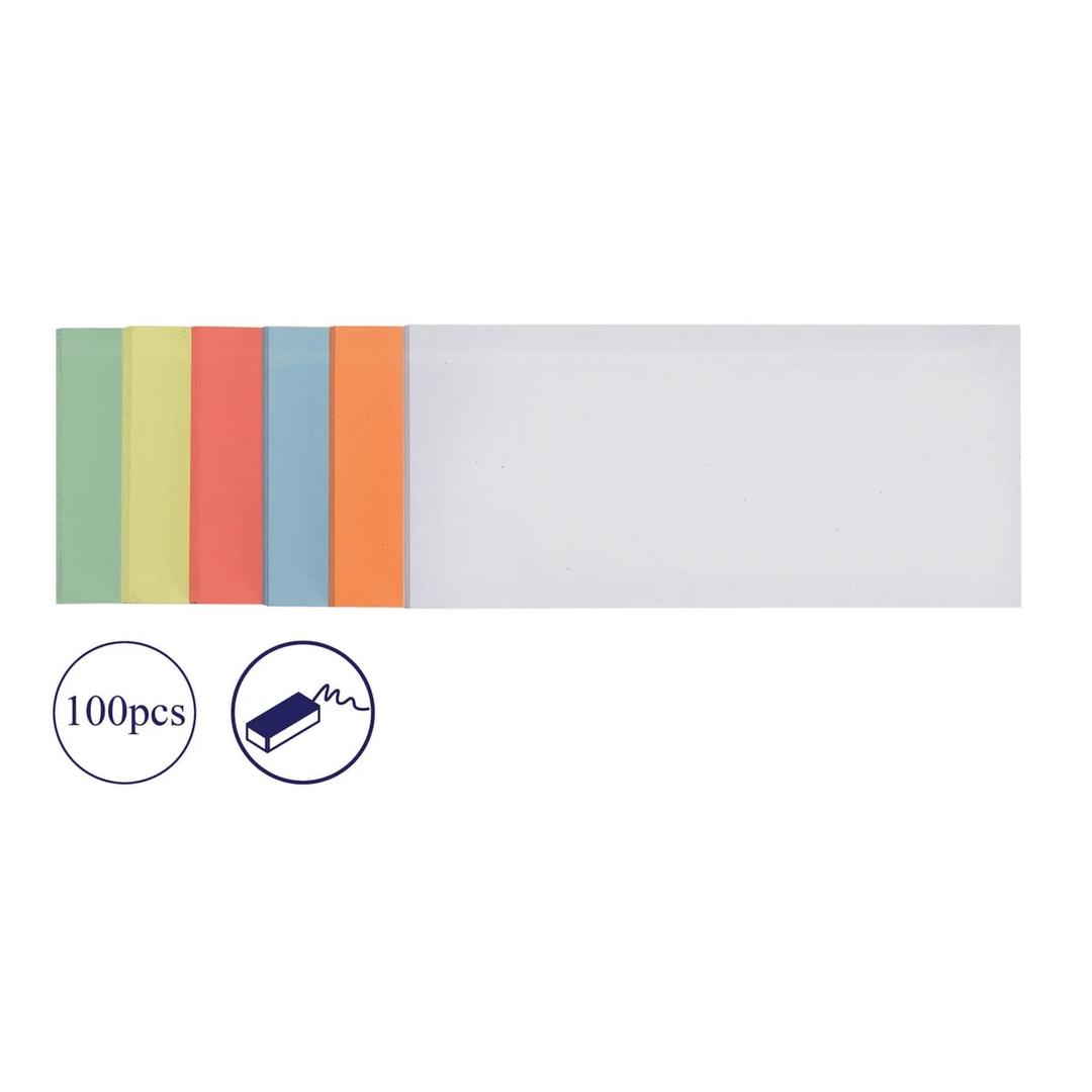 205 x 95 mm, paquet de 100, assorties Cartes de modération électrostatiques FRANKEN - Carte électrostatique FRANKEN 205 x 95 mm posée sans colle