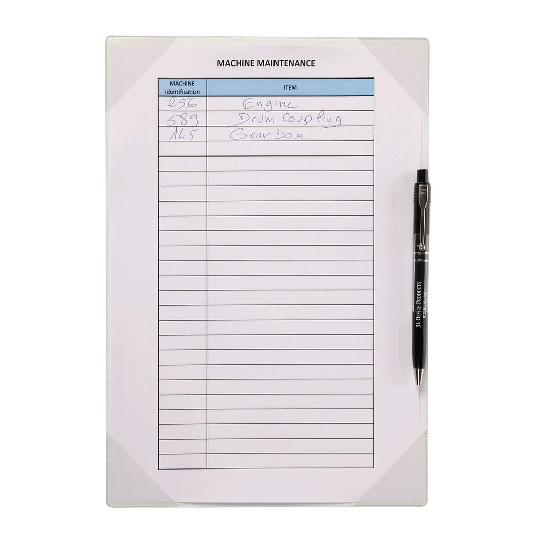 Porte-copie adhésif Kang Easy Write djois avec une fiche de maintenance et un stylo
