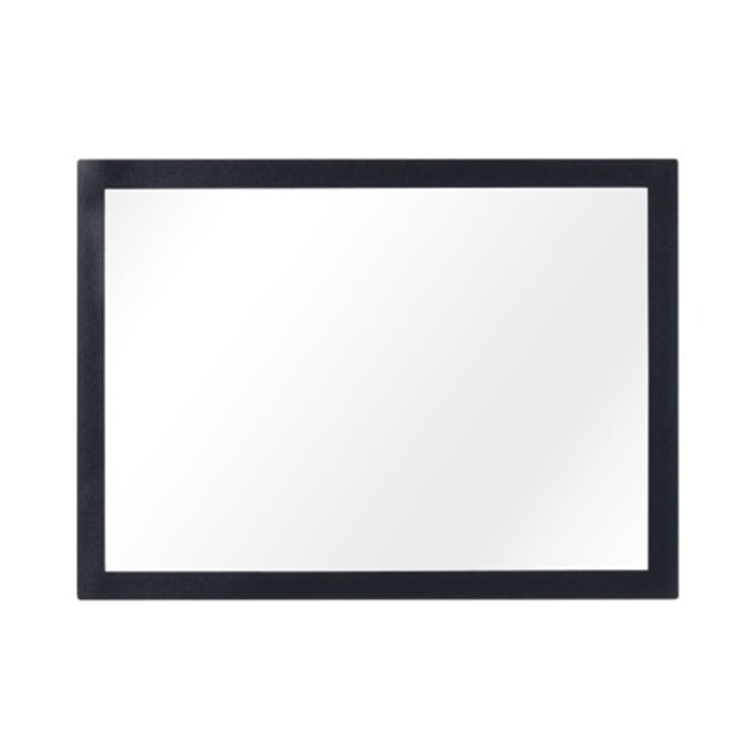 Porte-document magnétique Bi-Office cadre noir A4, de face