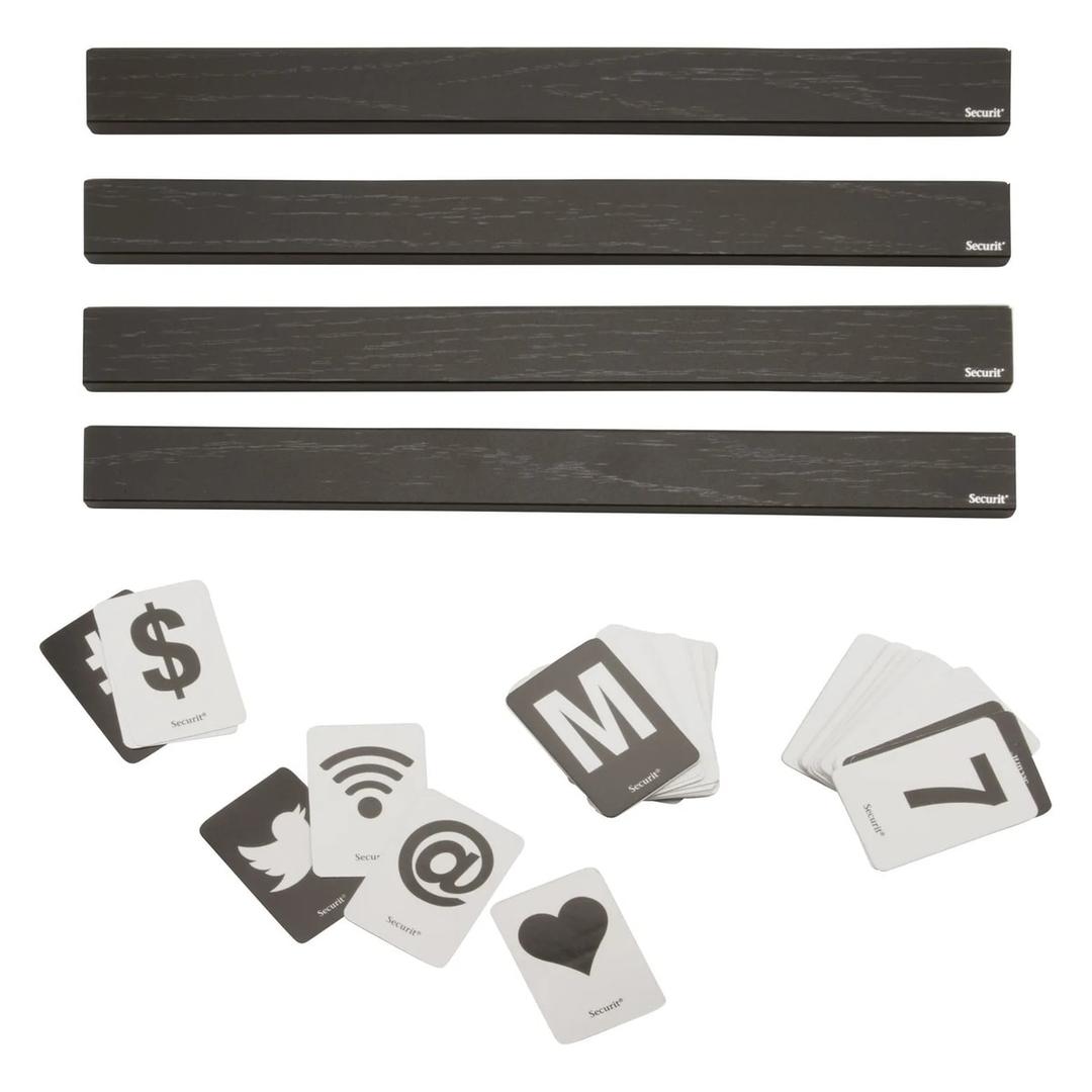 Étagères à lettres Securit LETTER SHELF noires