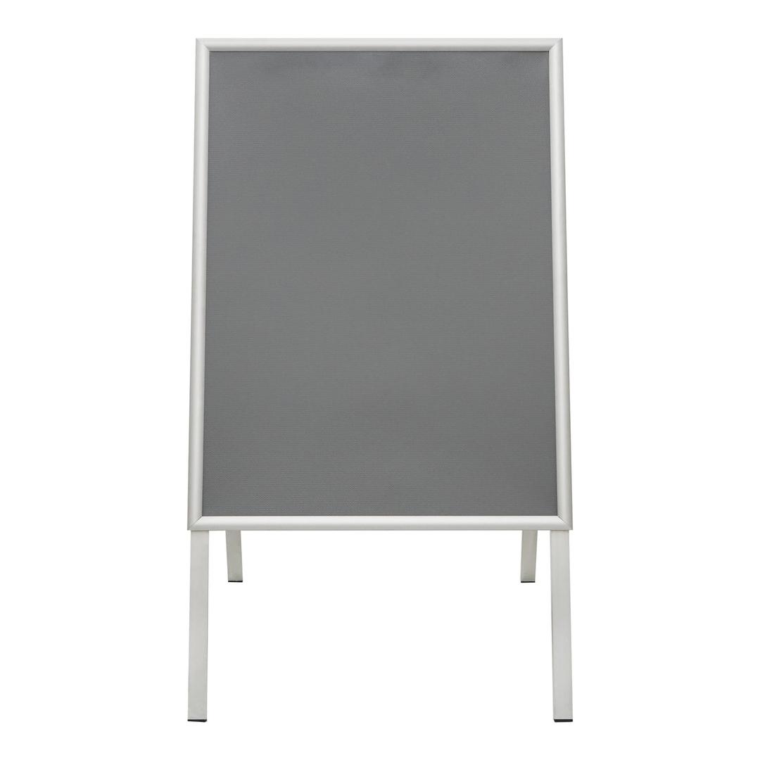 Stop-trottoir porte-affiche EUROPEL Classic 25 mm A1, cadres aluminium argent