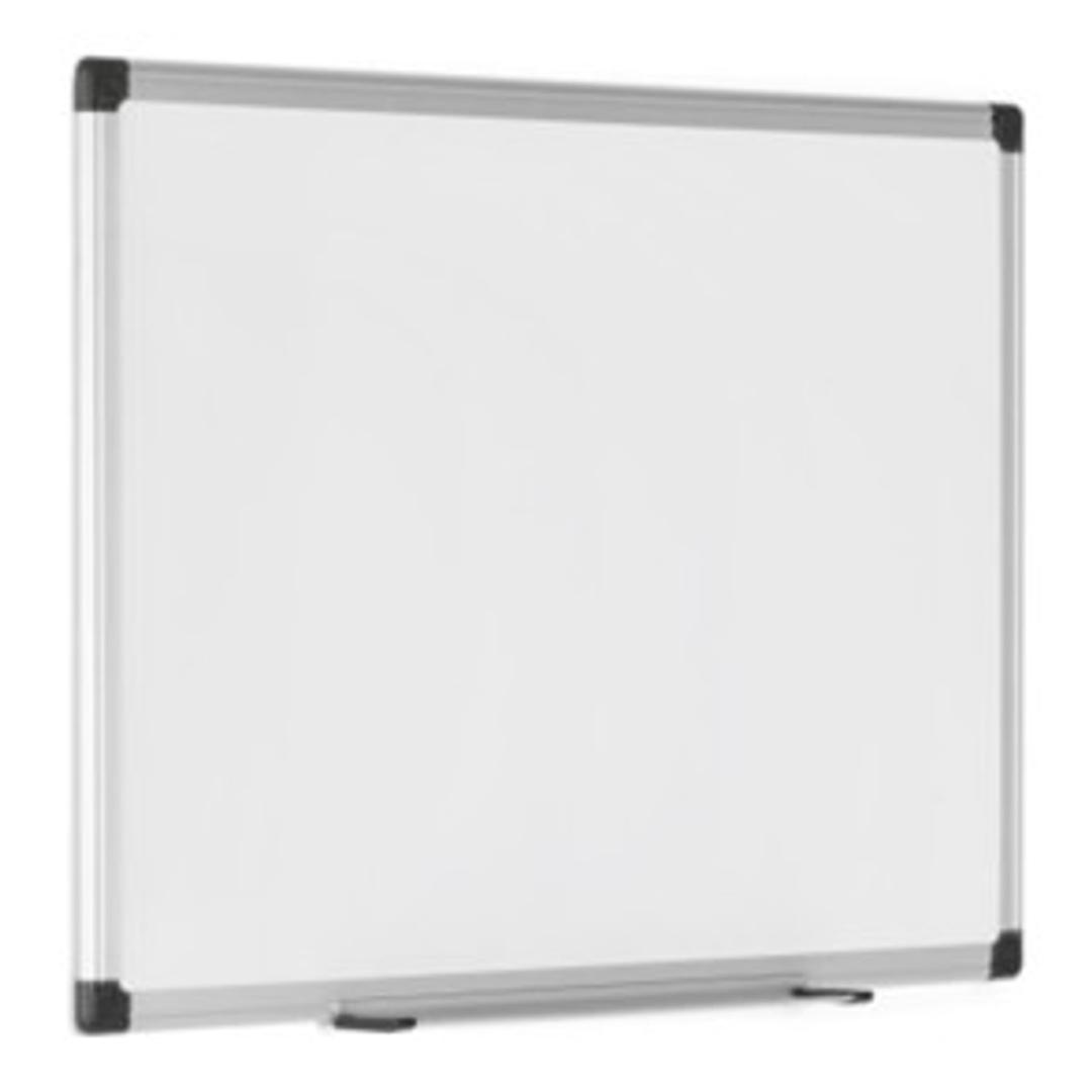Tableau blanc Bi-Office Maya en acier laqué, cadre en aluminium