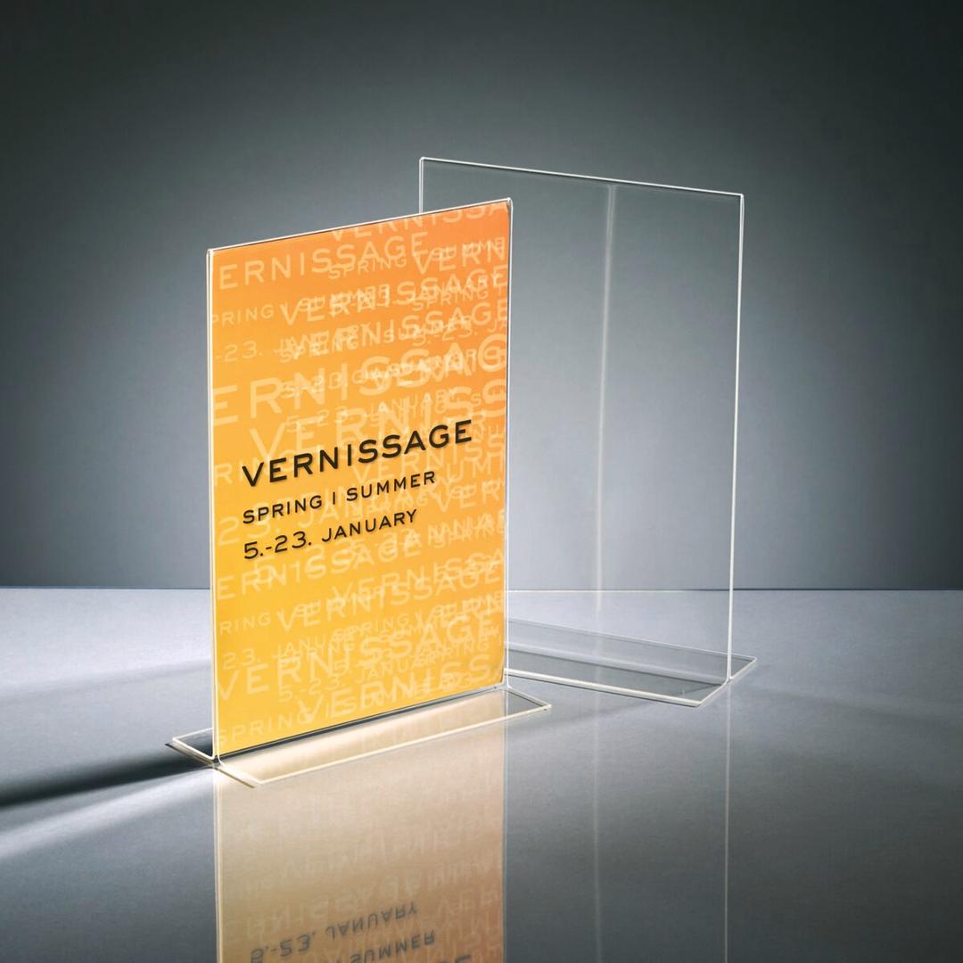 Insertion d'un visuel dans le présentoir de table sigel