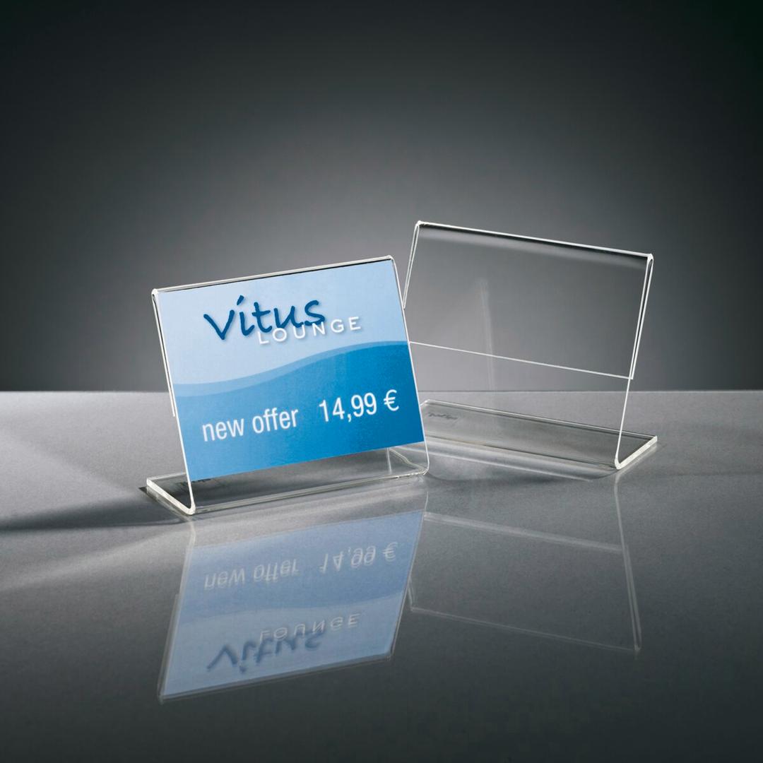 Porte-prix sigel avec une étiquette de prix