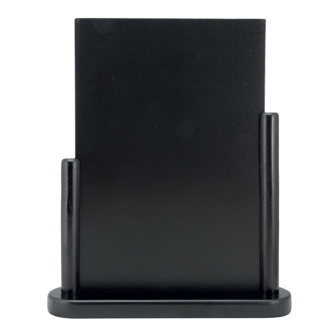 Ardoise de table ELEGANT Securit noir A4, de face