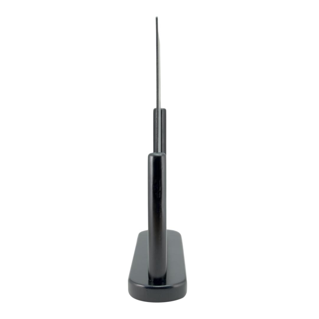 Ardoise de table ELEGANT Securit noir A4, de profil