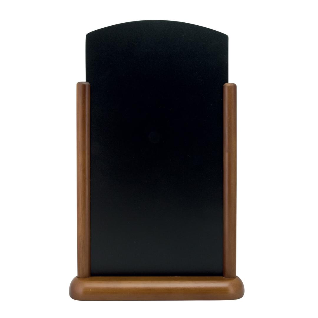 Ardoise de table TOP Securit brun foncé A4, de face