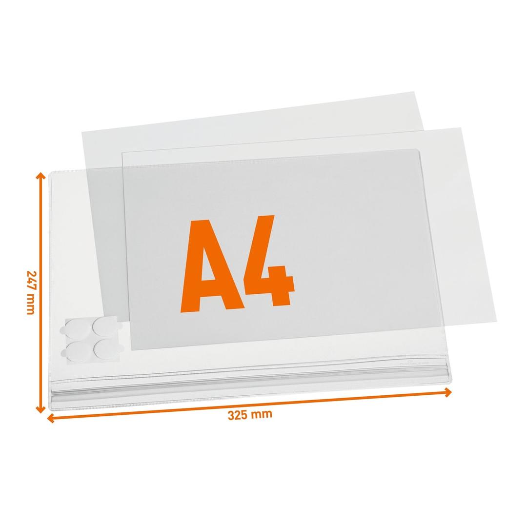 Cotes de la pochette d'affichage étanche DURABLE