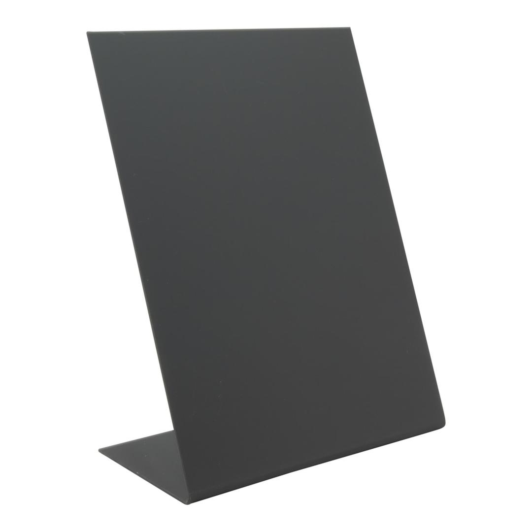 Ardoise de table inclinée Securit L-SHAPE A5, lot de 3, de trois-quarts