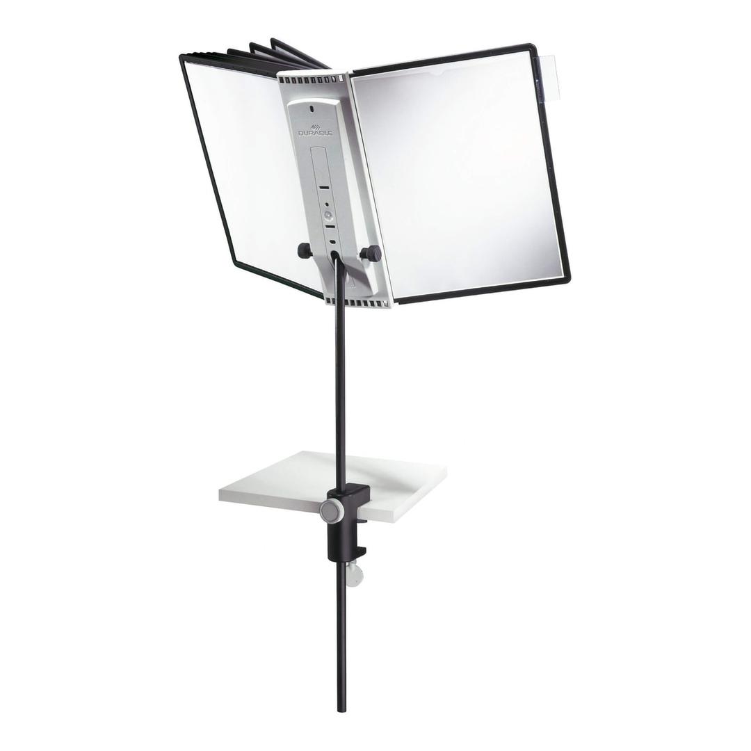 Pupitre de table à pince SHERPA DESK CLAMP 10 DURABLE avec ses 10 tableaux
