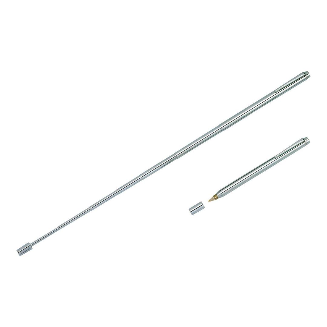 Stylo-bille pointeur télescopique MAUL déployé et replié