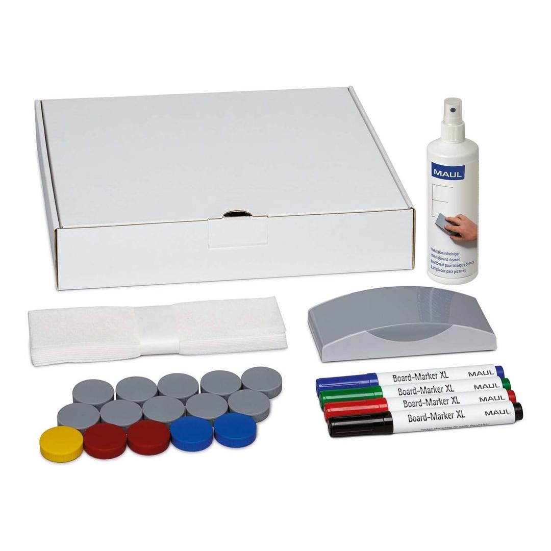 Kit d'accessoires MAUL pour tableau blanc dans sa boîte