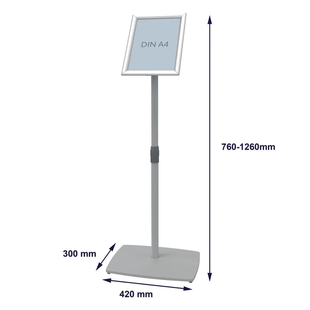 Cotes du porte affiche sur pied FRANKEN Universal A4