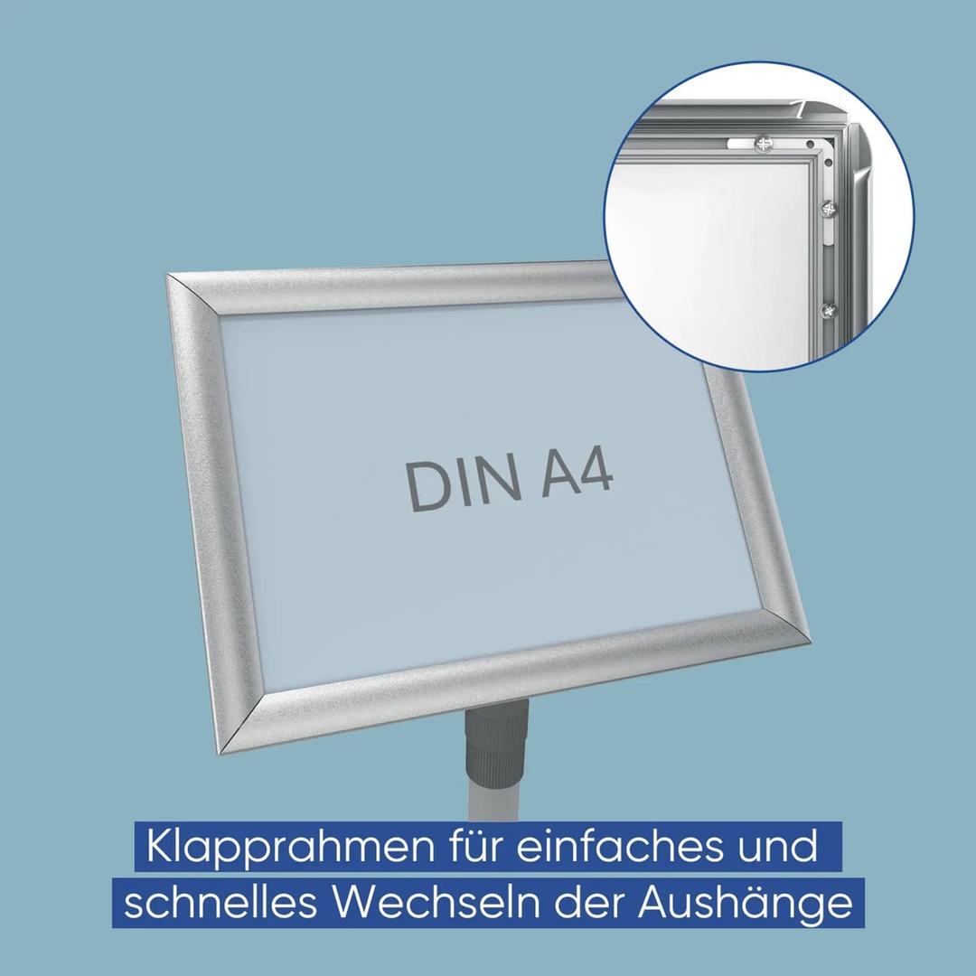 Cadre inclinable du porte affiche sur pied FRANKEN Universal
