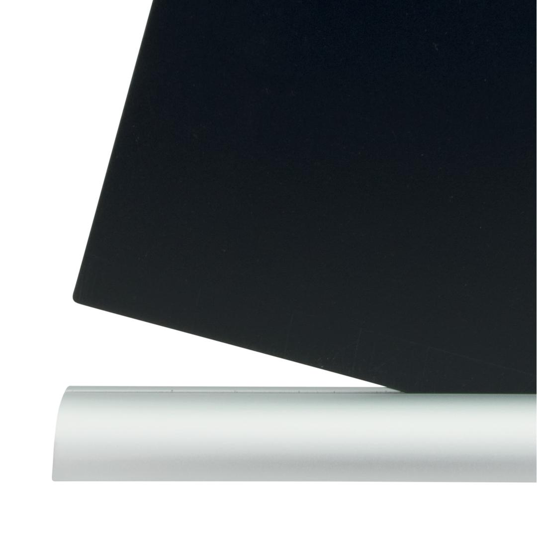Ardoise de table à socle aluminium Securit, socle en aluminium