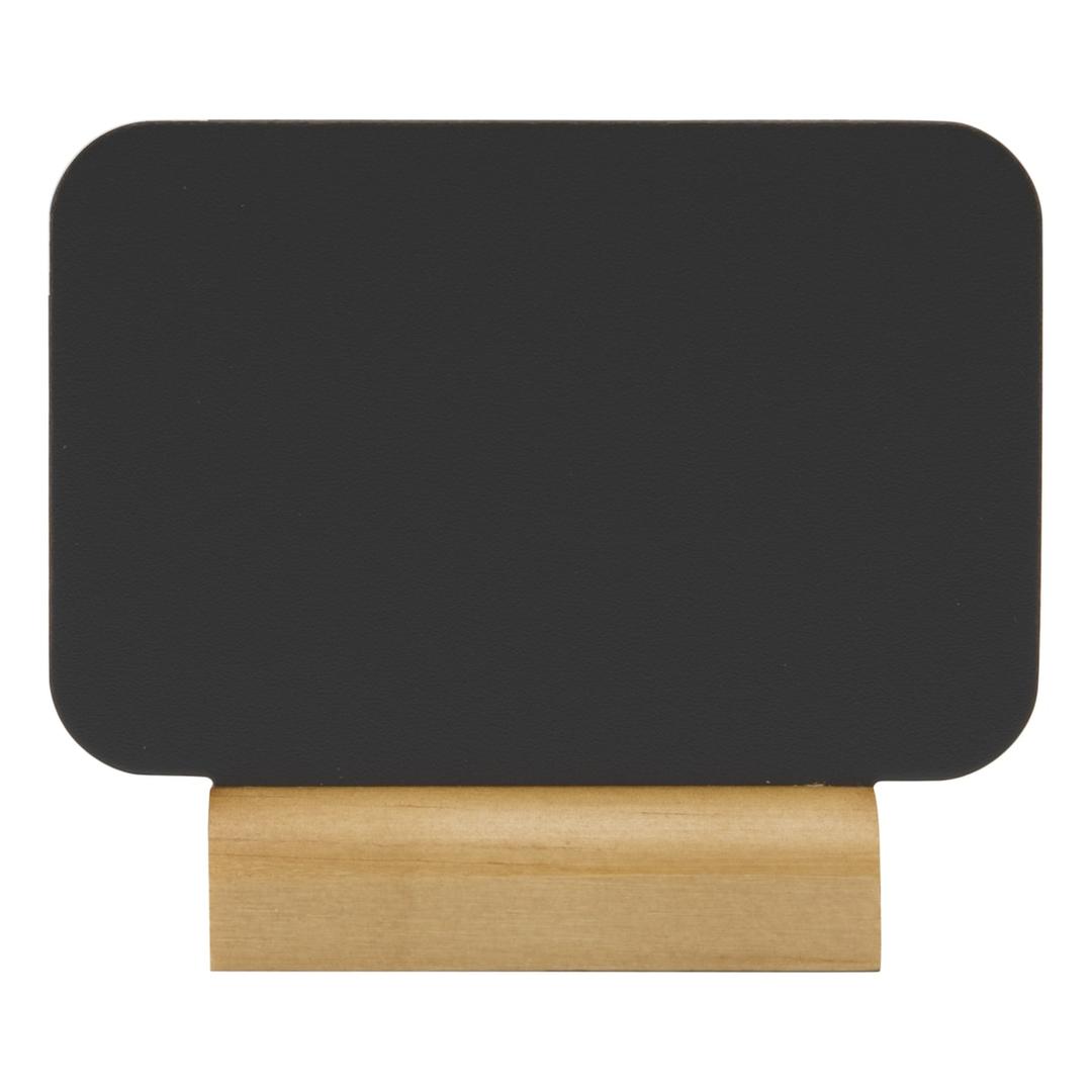 Mini ardoise de table rectangle Securit, de face
