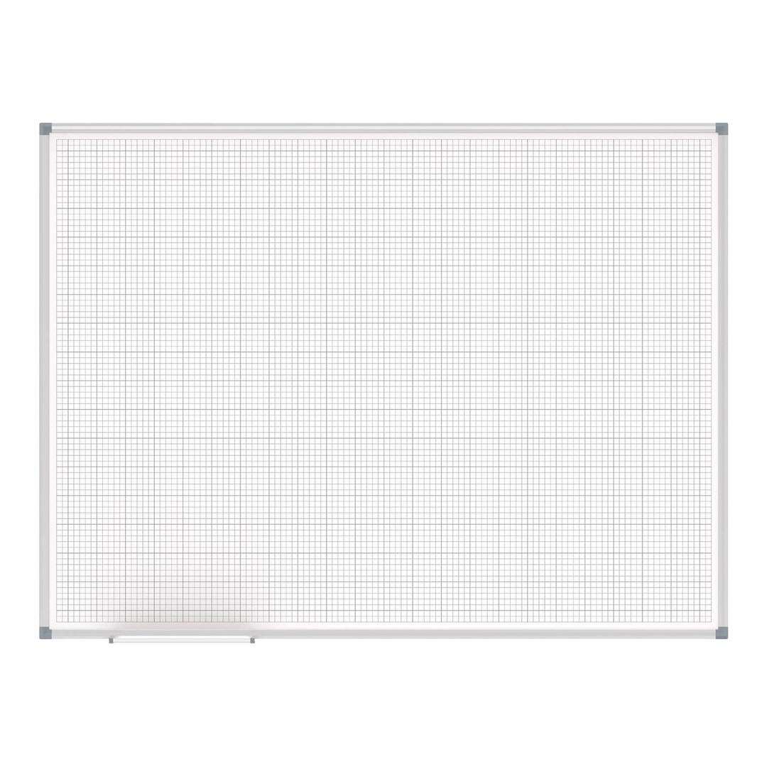Tableau blanc quadrillé 10 x 10 mm standard MAUL 1 200 x 900 mm