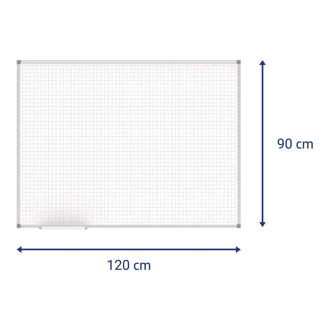 Cotes du tableau blanc quadrillé MAUL 1 200 x 900 mm