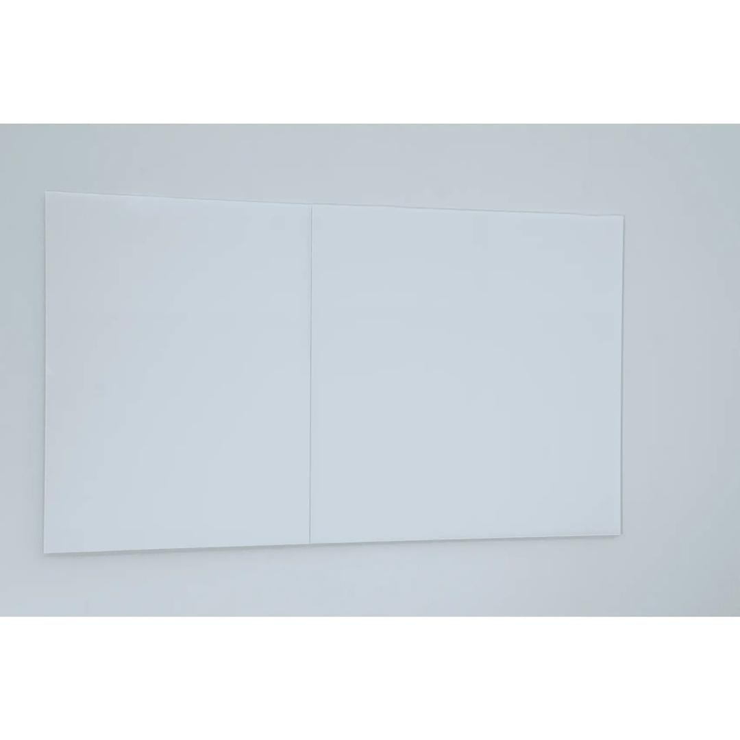 Magnétique, 1 200 x 900 mm Tableau blanc en verre design FRANKEN - Deux tableaux blancs en verre FRANKEN juxtaposés au mur