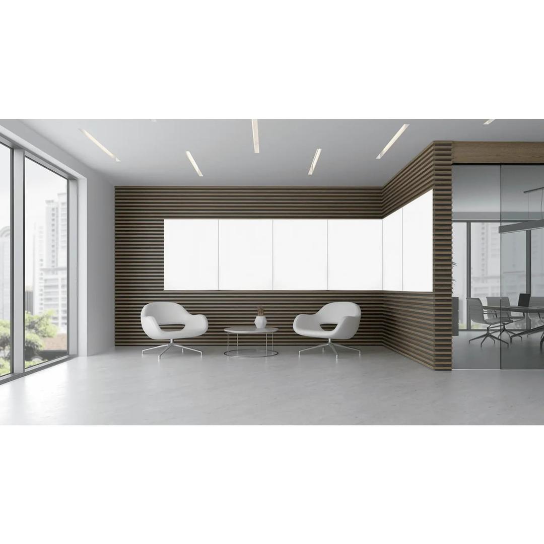 Magnétique, 1 200 x 900 mm Tableau blanc en verre design FRANKEN - Rangée de tableaux blancs en verre FRANKEN dans un salon