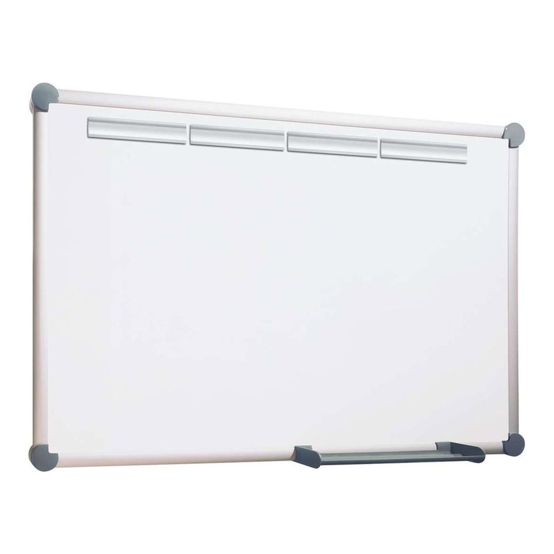 Tableau blanc MAUL 2000 MAULpro avec ses 4 rails d'information