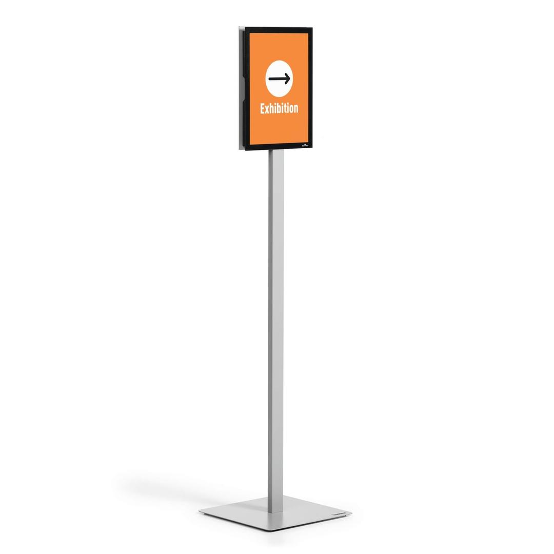 Porte affiche sur pied DURABLE INFO STAND BASIC A4 avec une affiche